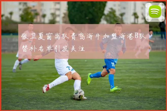 张卫夏窗离队青岛海牛加盟海港B队替补名单引发关注